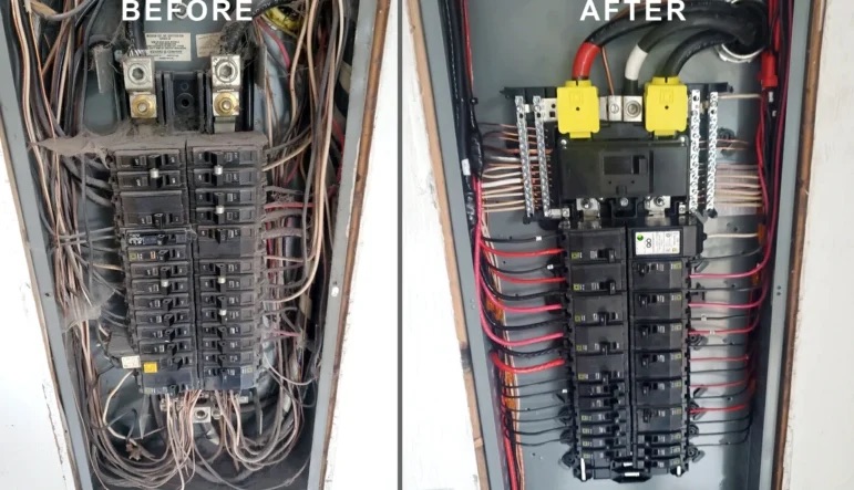 Before/After wiring